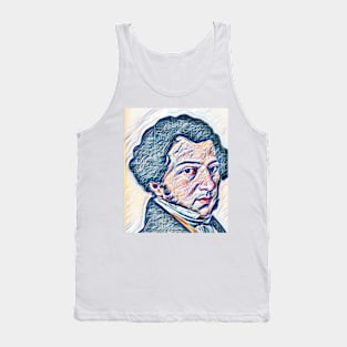 Gioachino Rossini Portrait | Gioachino Rossini Artwork 12 Tank Top